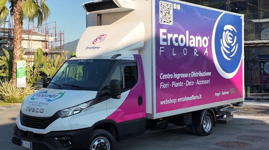 Camion isotermico per fiori e piante
