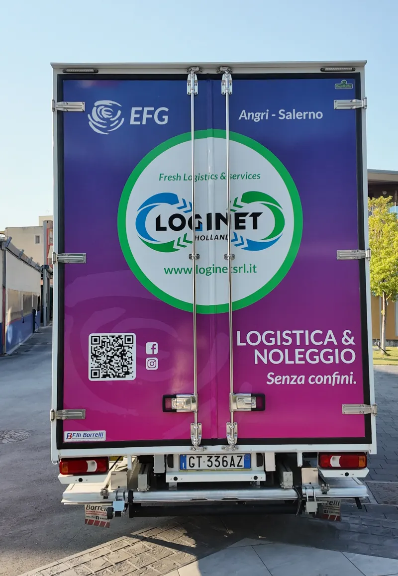 Vano di carico refrigerato Loginet, vista posteriore